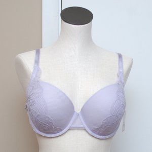Auden Plunge Coverage Push Up Bra